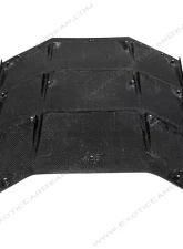 Exotic Car Gear Carbon Fiber Rear Louverd Engine Lid Cover Lamborghini Huracan LP610                                     - ECG-LAM-HULH - Image 2