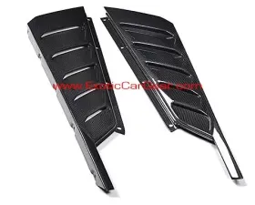 Exotic Car Gear Carbon Fiber 1-Pair Rear Window Louvers Lamborghini Huracan LP610
