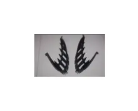 Exotic Car Gear Carbon Fiber Air Deflectors Rear Fins Lotus Elise 02-15