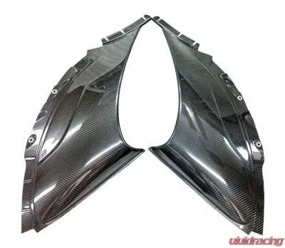 Exotic Car Gear Carbon Fiber 1-Pair Side Intake Turning Vanes McLaren 650S - ECG-MCL-650SB