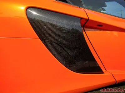 Exotic Car Gear Carbon Fiber 1-Pair Side Intake Turning Vanes McLaren 650S - ECG-MCL-650SB