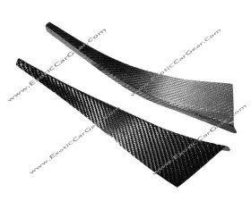 Exotic Car Gear Carbon Fiber 1-Pair GT4 Syle Front Canards McLaren 570S/540S