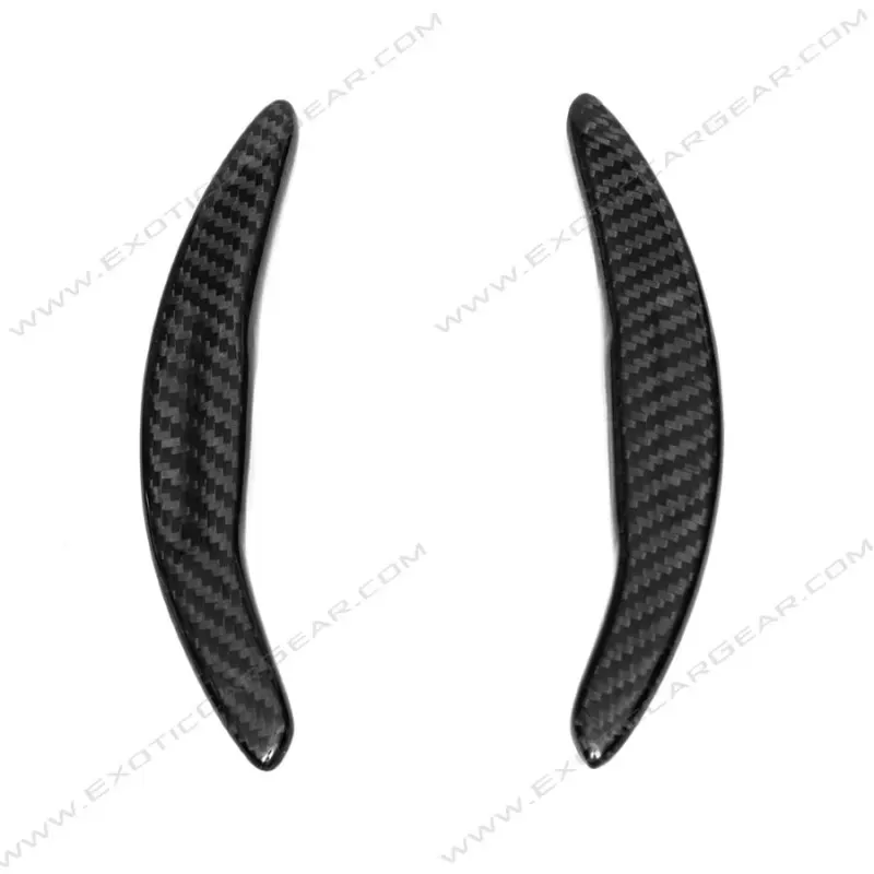 Exotic Car Gear Carbon Fiber 1-Pair Matte Finish GT Paddle Shifters McLaren 650S/570S/540S/720S - ECG-MCL-GTPSM