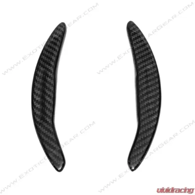 Exotic Car Gear Carbon Fiber 1-Pair Matte Finish GT Paddle Shifters McLaren 650S/570S/540S/720S - ECG-MCL-GTPSM