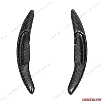 Exotic Car Gear Carbon Fiber 1-Pair Matte Finish GT Paddle Shifters McLaren 650S/570S/540S/720S - ECG-MCL-GTPSM