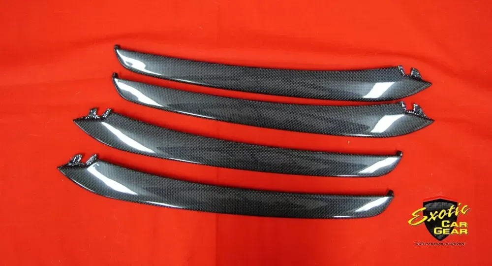 Exotic Car Gear Carbon Fiber R&L Front Bumper Grill Vents Porsche 981 Cayman/Boxter - ECG-POR-981FV