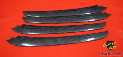 Exotic Car Gear Carbon Fiber R&L Front Bumper Grill Vents Porsche 981 Cayman/Boxter - ECG-POR-981FV
