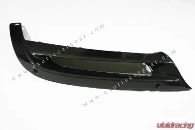 Exotic Car Gear Carbon Fiber R&L Lower Rear Bumper Panel Finishers Porsche 981 Cayman/Boxter - ECG-POR-981RB