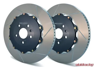 Girodisc Front 2 Piece Floating Rotors Audi C7 RS6 RS7 A1-190, 365mm, High-Performance - A1-190