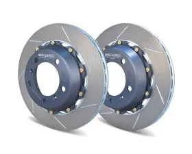 Girodisc A2-031 Rear 325mm Two-Piece Rotor Upgrade for Porsche 987 Cayman S 2006-2013