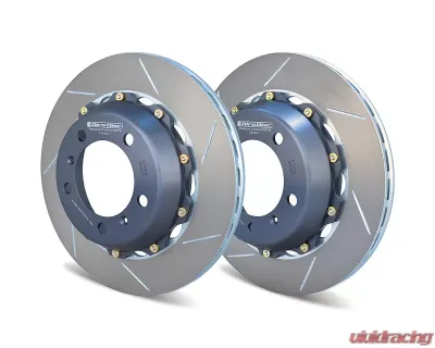 Girodisc Rear 325mm 2-Piece Rotor Upgrade for Porsche 987 Cayman S 2006-2013 - A2-031