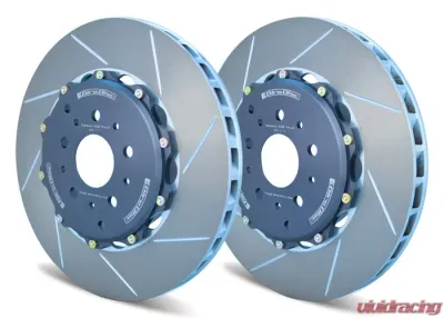 Girodisc Rear 2 Piece Floating Rotors for Ferrari 599 GTB 2007-2012 with Optional CCM Rotors - A2-075