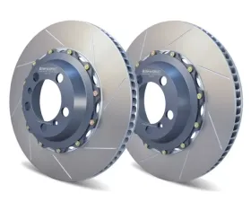 Girodisc A2-154 Rear 2pc Floating Cast Iron Rotor Conversion for Porsche 991 GT3 PCCB
