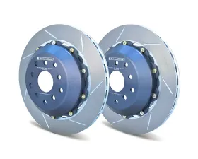 Girodisc A2-007 Rear 2 Piece Floating Rotors for Subaru STI 2004-2007, Steel