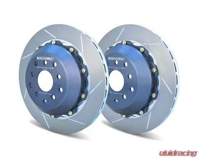 Girodisc A2-007 Rear 2 Piece Floating Rotors for Subaru STI 2004-2007, Steel - A2-007
