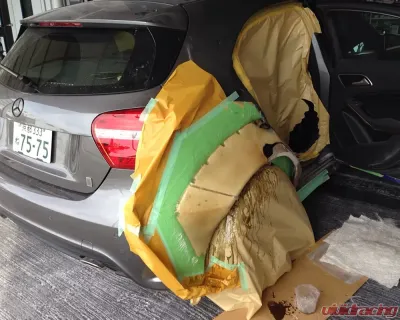 Fairy Design Widebody Over Fender 10pc FRP Kit Mercedes Benz A160 W176 13-18 - FD-WBKit-FRP-W176