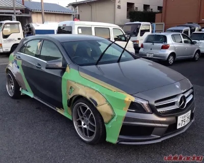 Fairy Design Widebody Over Fender 10pc FRP Kit Mercedes Benz A160 W176 13-18 - FD-WBKit-FRP-W176