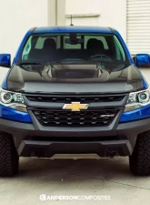 Anderson Composites Type-ZL Style Carbon Fiber Hood Chevy Colorado ZR2 2017-2020                                     - AC-HD17CHCO-ZL - Image 4