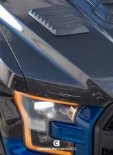Anderson Composit's Carbon Fiber Hood Vents Ford Raptor 2017-2020                                     - AC-HV17FDRA - Image 4