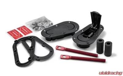 Anderson Composites Aerocatch Flush Hood Latch and Pin Kit - HoodPins-120-2000