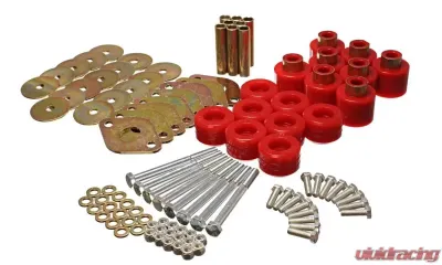 Energy Suspension Body Mount Set Jeep Wrangler 2007-2014 - 2.4112R