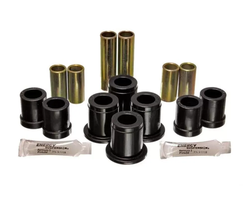 Energy Suspension Black Front Control Arm Bushing Set Nissan 720 1980-1986 - 7.3101G