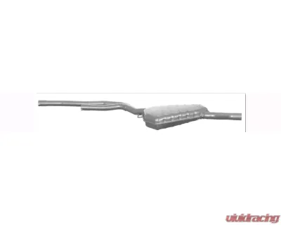 Exhaust Muffler Audi A4 Quattro Center 1998-1999 2.8L V6 - AU15145