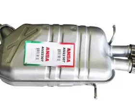 Exhaust Muffler Audi S4 Rear 2000-2002 2.7L V6