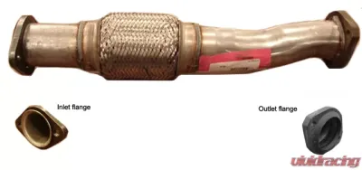 Exhaust/Tail Pipes; Exhaust Intermediate Pipe Saab 9-5 1999-2009 2.3L 4-Cyl - SA5006