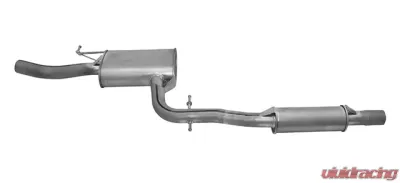 Exhaust Muffler Volkswagen Jetta Center 2005-2014 2.5L 5-Cyl - VW39205