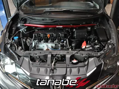 Tanabe Sustec Front Strut Tower Bar Honda Civic Coupe EX | Civic Coupe SI | Civic Sedan SI 2013-2014 - TTB172F