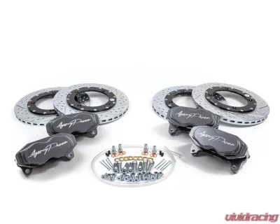 Agency Power Big Brake Kit Front and Rear Graphite Gray Can-Am Maverick X3 Turbo - AP-BRP-X3-460-GRY