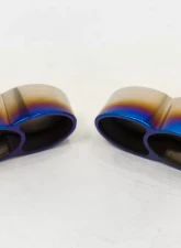 Agency Power Quad Oval Exhaust Tips Burnt Titanium Porsche 997 Turbo 07-09 CLEARANCE                                     - AP-997TT-171TIC - Image 2