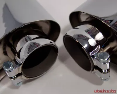 Agency Power Quad Oval Exhaust Tips Burnt Titanium Porsche 997 Turbo 07-09 CLEARANCE - AP-997TT-171TIC