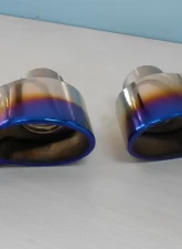 Agency Power Quad Oval Exhaust Tips Burnt Titanium Porsche 997 Turbo 07-09 CLEARANCE                                     - AP-997TT-171TIC - Image 4