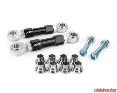 Agency Power Rear Adjustable Sway Bar Links Black Can-Am Maverick X3 RS DS RC Turbo - AP-BRP-X3-210-BLK