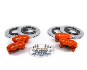 Agency Power Big Brake Kit Front and Rear Orange Can-Am Maverick X3 Turbo