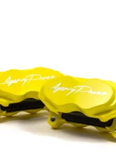 Agency Power Big Brake Kit Front and Rear Yellow Can-Am Maverick X3 Turbo                                     - AP-BRP-X3-460-YLW - Image 2