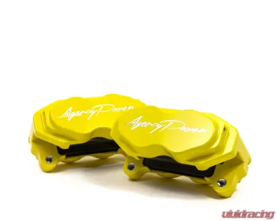 Agency Power Big Brake Kit Front and Rear Yellow Can-Am Maverick X3 Turbo - AP-BRP-X3-460-YLW