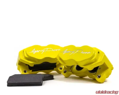 Agency Power Big Brake Kit Front and Rear Yellow Can-Am Maverick X3 Turbo - AP-BRP-X3-460-YLW