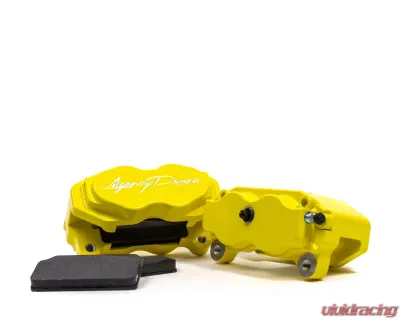 Agency Power Big Brake Kit Front and Rear Yellow Can-Am Maverick X3 Turbo - AP-BRP-X3-460-YLW