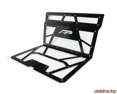 Agency Power Vented Engine Cover Gloss Black | Raw Polaris RZR XP 1000 | XP Turbo - AP-RZR-111-FGB-MRAW