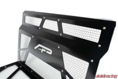 Agency Power Vented Engine Cover Gloss Black | Raw Polaris RZR XP 1000 | XP Turbo - AP-RZR-111-FGB-MRAW