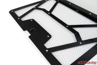 Agency Power Vented Engine Cover Gloss Black | Raw Polaris RZR XP 1000 | XP Turbo - AP-RZR-111-FGB-MRAW