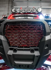 Agency Power Premium Grill Red Polaris RZR XP Turbo 2017-2018                                     - AP-RZR-640-RD - Image 3