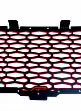 Agency Power Premium Grill Red Polaris RZR XP Turbo 2017-2018                                     - AP-RZR-640-RD - Image 5