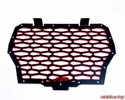 Agency Power Premium Grill Red Polaris RZR XP Turbo 2017-2018 - AP-RZR-640-RD