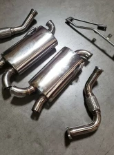 Agency Power Exhaust System Porsche Boxster | Cayman 981 13-16 NO TIPS  CLEARANCE                                     - AP-981-170 - Image 2