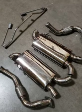 Agency Power Exhaust System Porsche Boxster | Cayman 981 13-16 NO TIPS  CLEARANCE                                     - AP-981-170 - Image 2