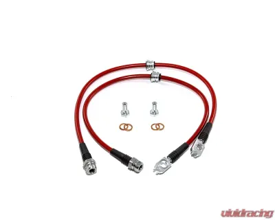 Agency Power Front Steel Braided Brake Lines Volkswagen Golf GTI 09-12 - AP-GTI-405